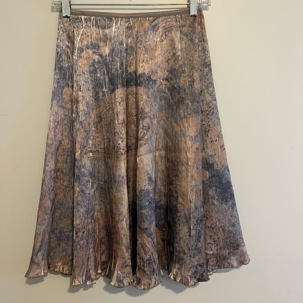 Komarov silk-like skirt